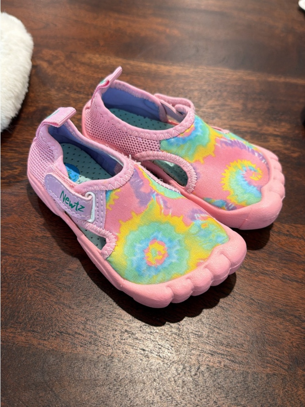 Newtz Kids' Pink Tie-Dye Slip-On Water Shoes